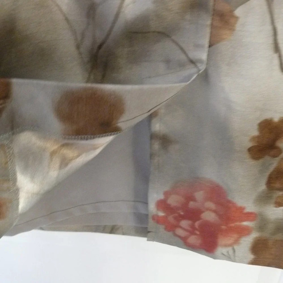 Linea Domani Women's Floral Semi Fitted Sleeveless Dress Sweetheart Neck Size 8 - Picture 7 of 10